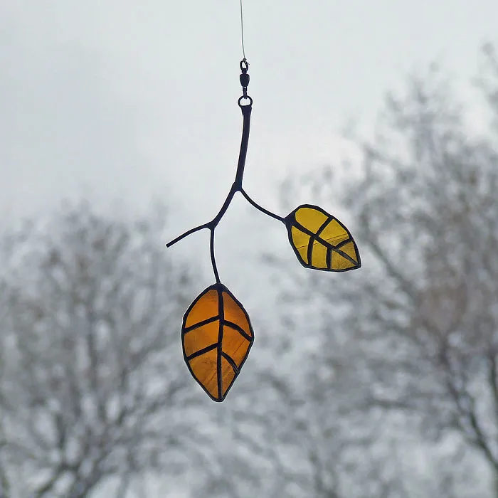 Artist Turns Beer Bottles Into Beautifully Curved Leaves