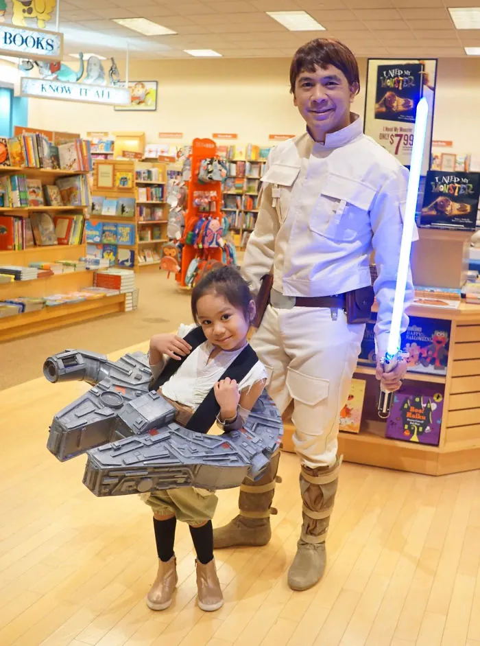 Rey And Luke Costume