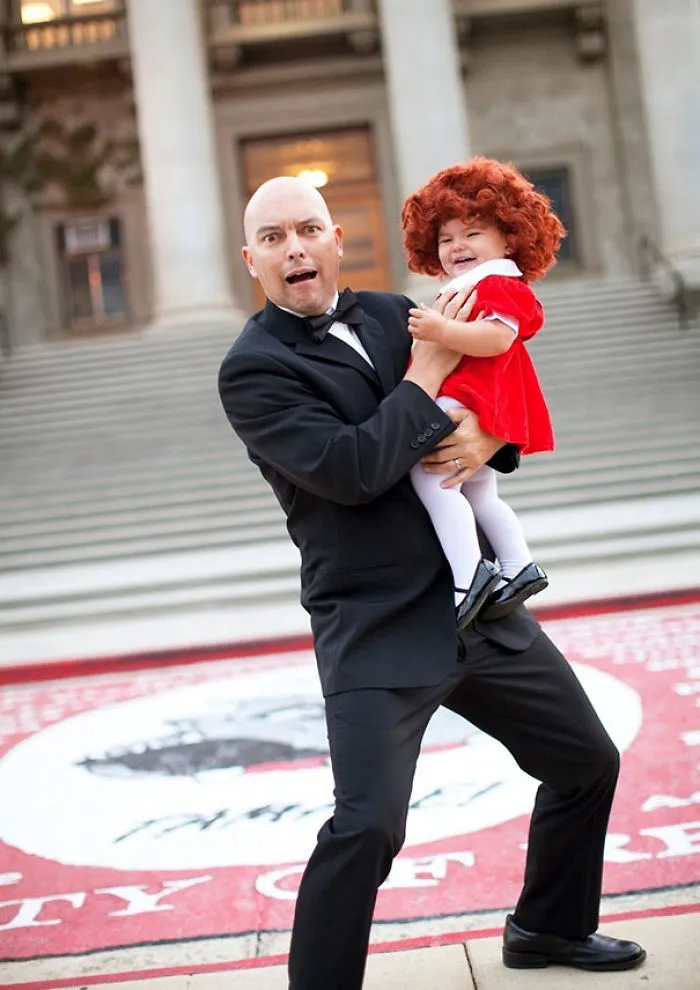 Daddy Warbucks And Annie