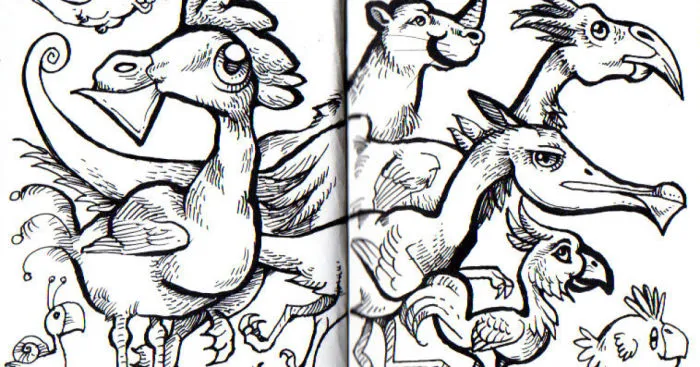 I Make Small Haunted Drawings For Inktober