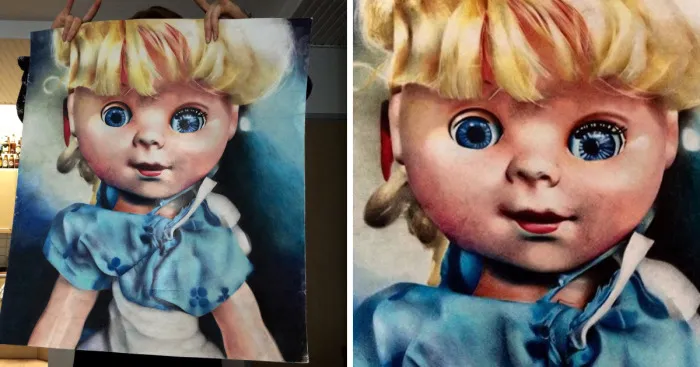 I Drew This Doll Using Colored Pencils