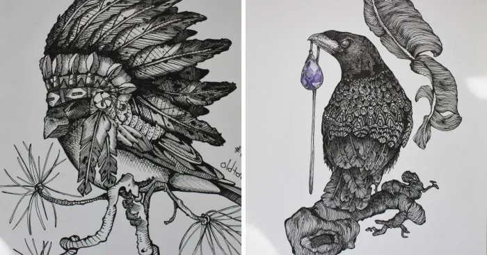 I Miss The Freedom Of My Life So I Started To Draw Birds