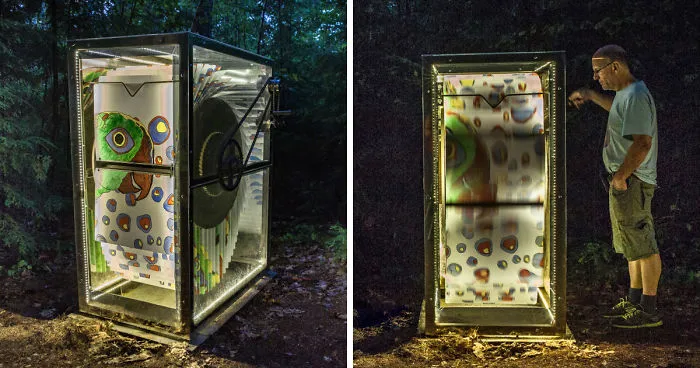 We Designed World’s Largest Mechanical Flipbooks