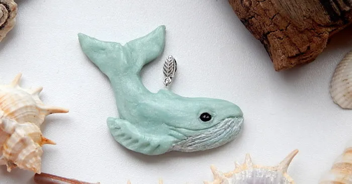 I Made This Whale Pendant Out Of Clay