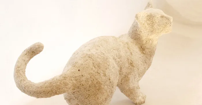 Cat Made Of Sand