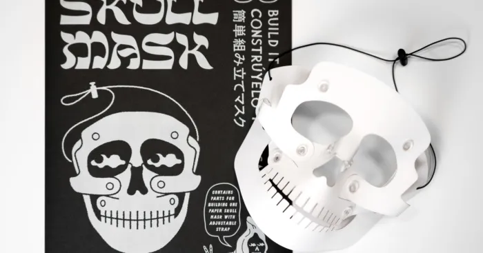 Build-It-Yourself Skull Mask For Halloween