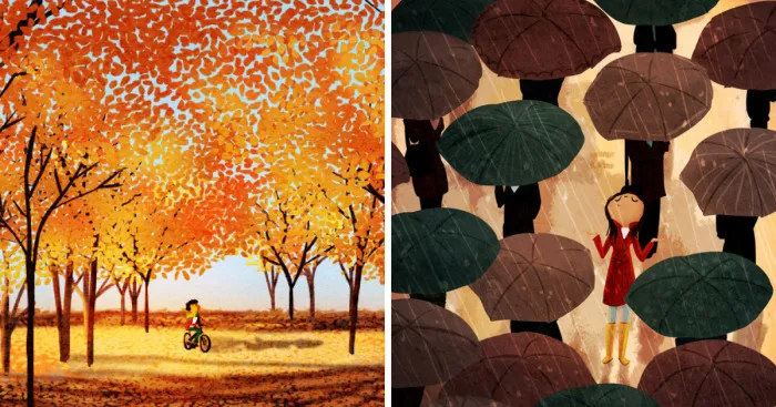I Express My Love For Autumn Through My Art