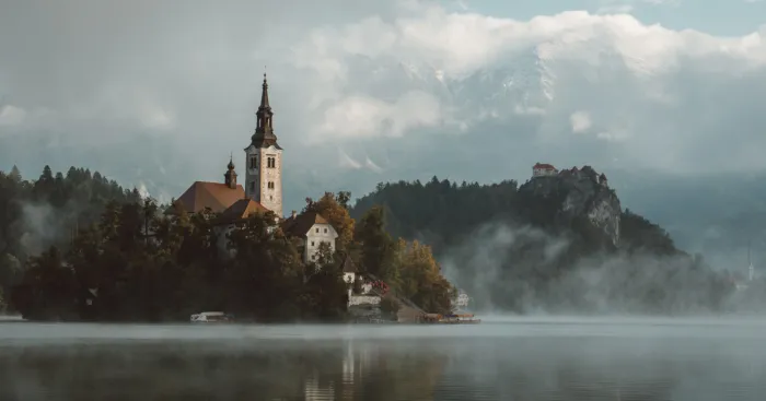 Spectacular Autumn At Lake Bled, Slovenia