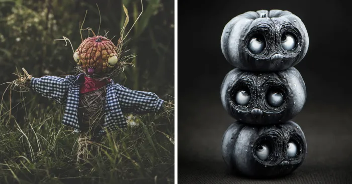 We Made Creepy Pumpkins And Scarecrows For Halloween