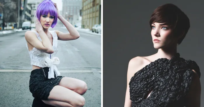 I Make Couture Dresses Out Of Recycled Materials