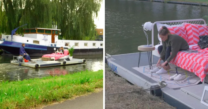 The Breakfast-In-Bed-Boat Helps You Avoid Morning Traffic