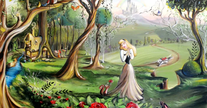 Disney Sleeping Beauty Scene I Imagined And Painted