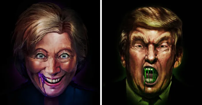 We Made These Scary Halloween Posters For Our Candy Store Client