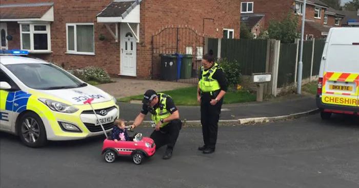Driver Breathalysed By Police For Suspicious Behavior