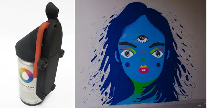 Sprayprinter: A Cool Spray Painting Gadget