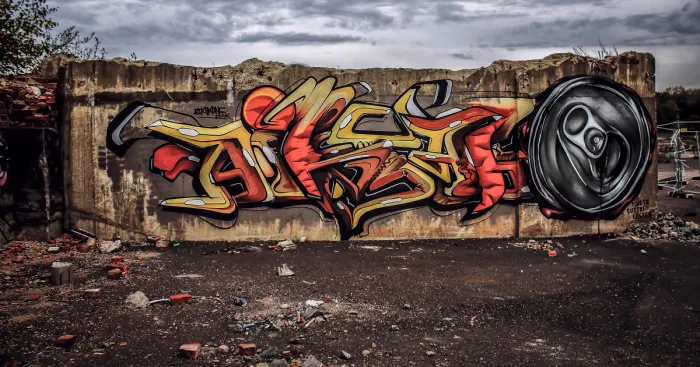 One Time A Successful Industry, Now Only Ruins And Graffiti