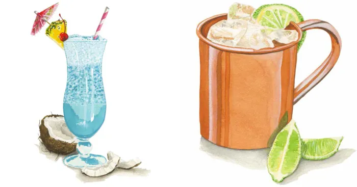 Mad Men Tv Series Obsession Inspired This Midcentury Cocktails Illustration Series