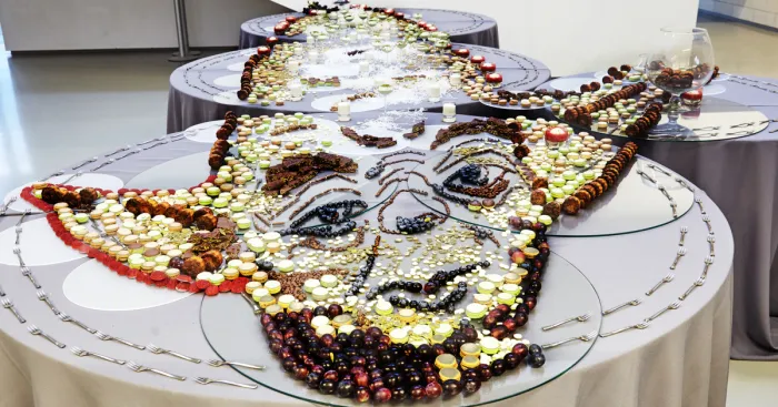 Our Portrait Of Yoda Can Only Be Seen From One Angle (but You Can Eat It From Any Side)