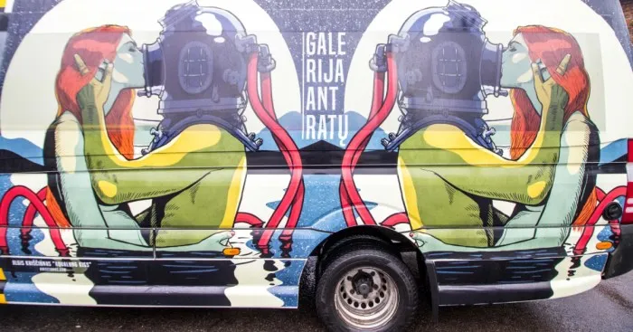 Gallery On Wheels: Pop Artworks On Public Transport
