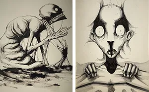 I Illustrated Mental Illness And Disorders For Inktober
