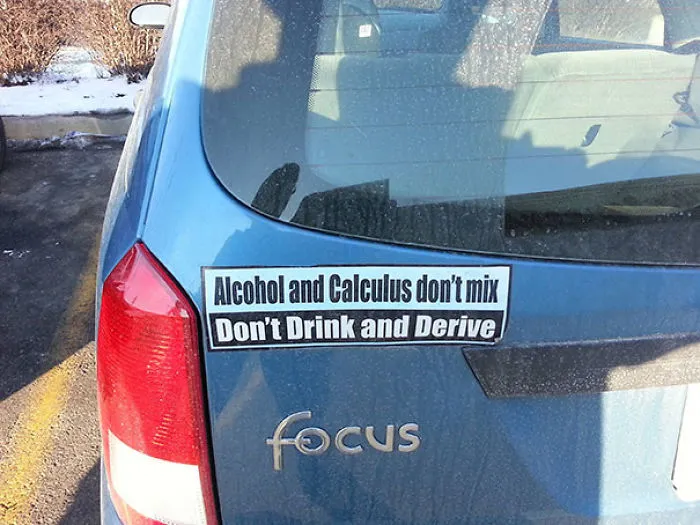 Math Geek Bumper Sticker