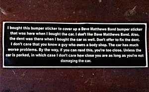 96 Funny Bumpers Stickers That Will Make You Look Twice