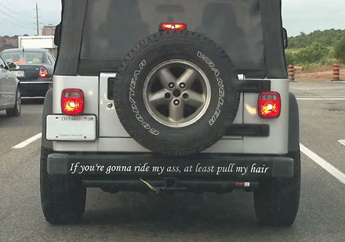 Quite Possibly The Greatest Bumper Sticker I Have Seen To Date