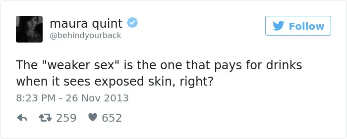 The Weaker Sex