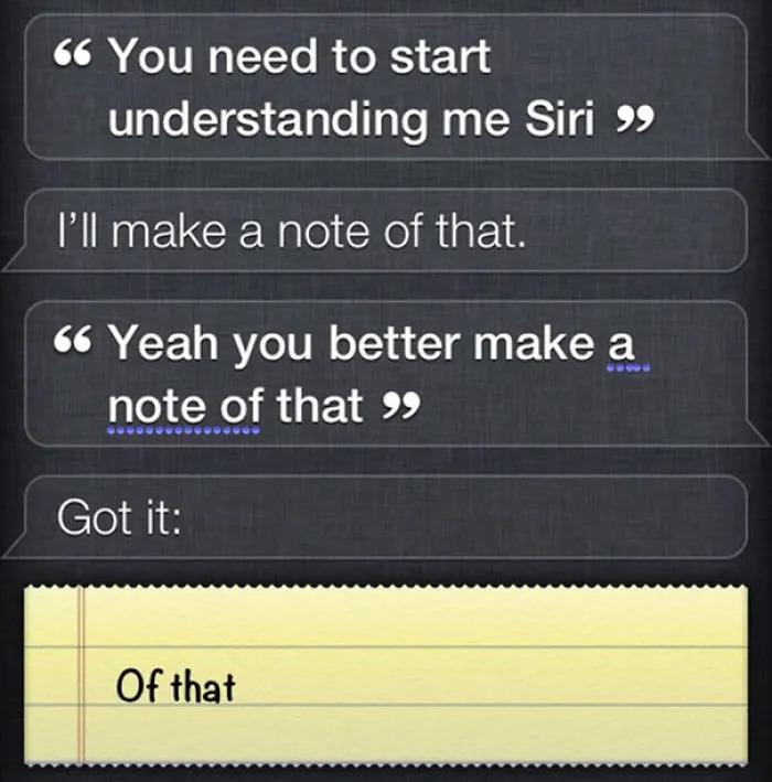 Siri's Being A Sarcastic B*@%ch