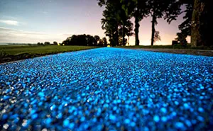 Poland Unveils Glow-In-The-Dark Bicycle Path That Is Charged By The Sun