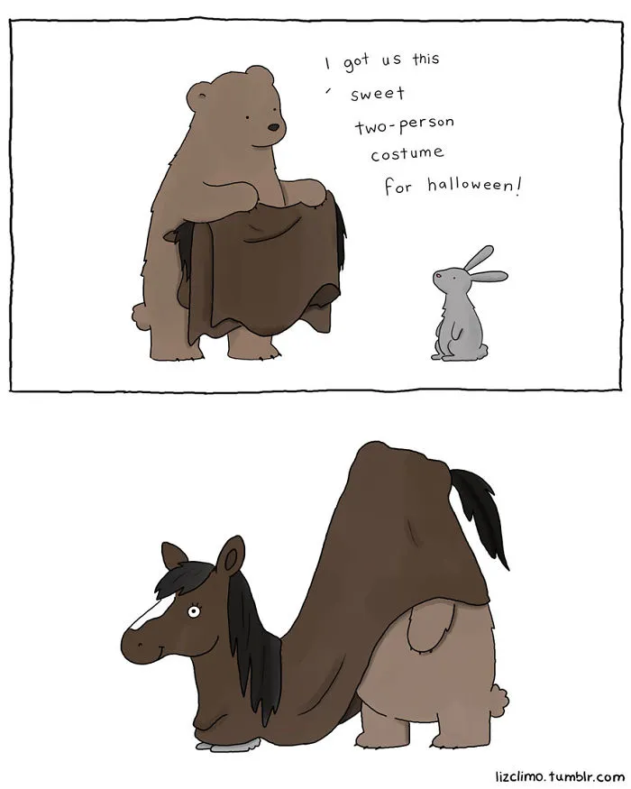 Simpsons Illustrator Shows What Would Happen If Animals Celebrated Halloween (42 Pics)