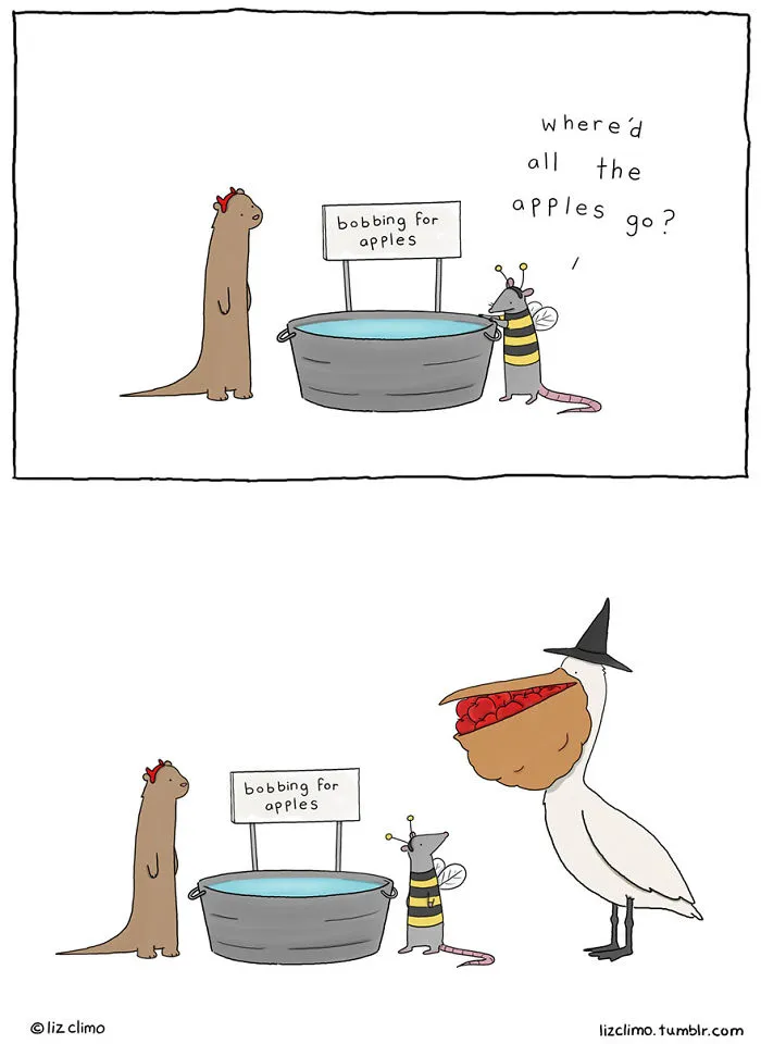 Simpsons Illustrator Shows What Would Happen If Animals Celebrated Halloween (42 Pics)