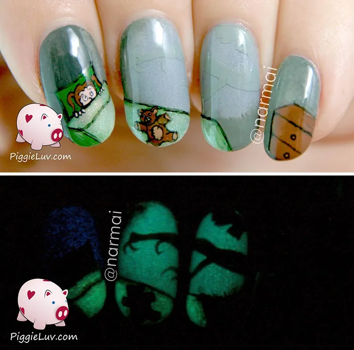 Creepy Halloween Nail Art Ideas By PiggieLuv
