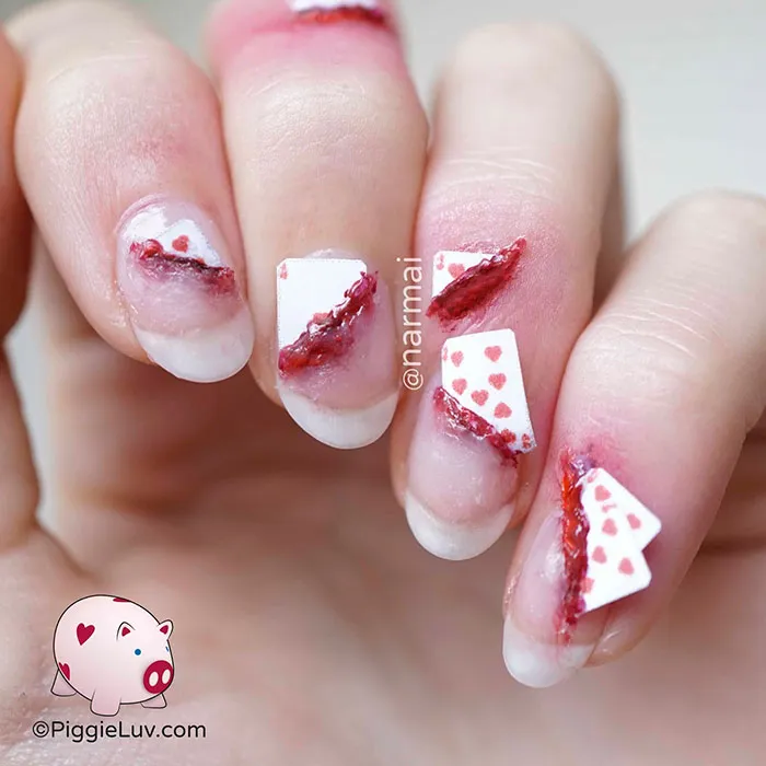 Creepy Halloween Nail Art Ideas By PiggieLuv