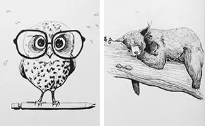 I Was Challenged To Draw One Doodle A Day For The Whole Year