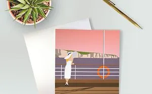 Whimsical Illustrations Of World Scenes.