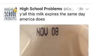 The Milk Expires The Same Day America Does