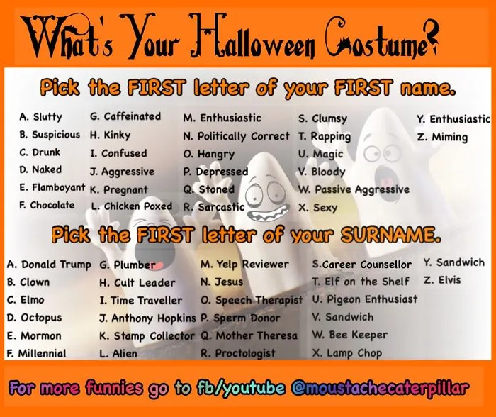 What's Your Unconventional Halloween Name???