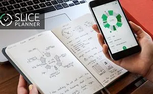 Paper Notebook Connected To Digital Calendars