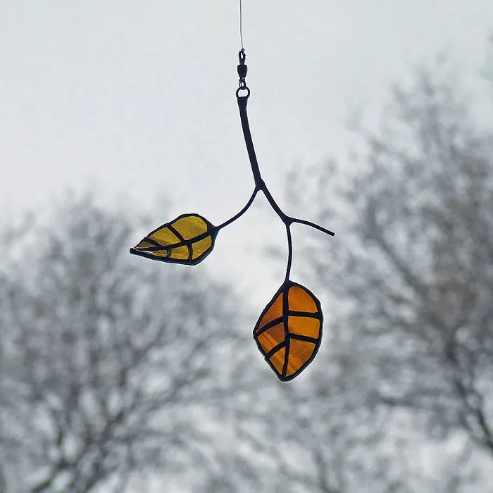 Artist Turns Beer Bottles Into Beautifully Curved Leaves