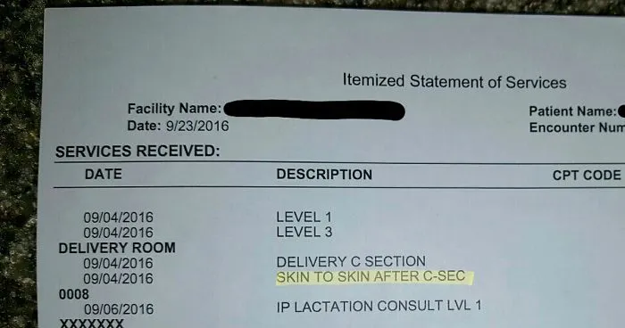 Mom Gets Charged Extra $39.35 To Hold Her Baby After Giving Birth