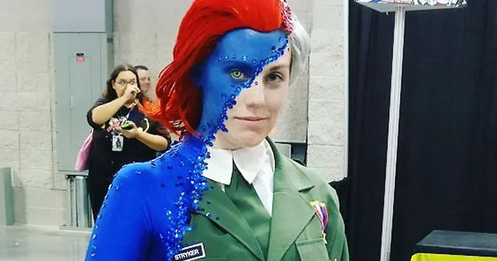 This Mystique Costume At Comic Con Completely "Blue" Everyone Away