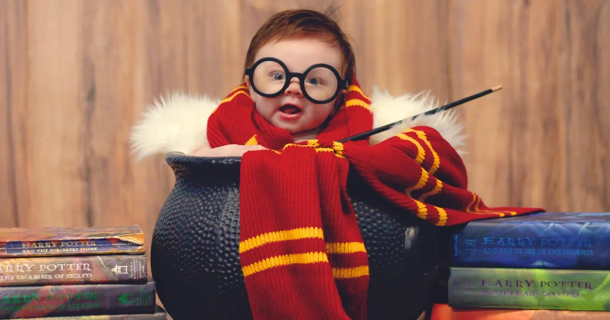 Este bebé de 3 meses es retratado como Harry Potter en la más adorable sesión de fotos