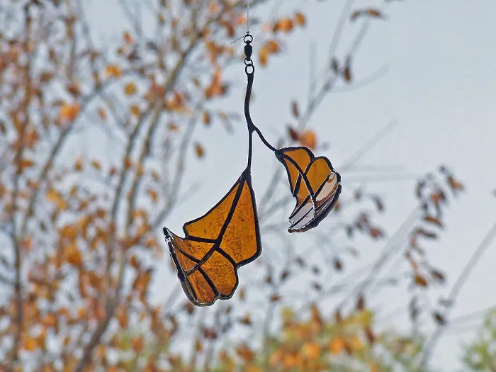 Artist Turns Beer Bottles Into Beautifully Curved Leaves