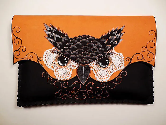 Handmade Leather Clutch Bag
