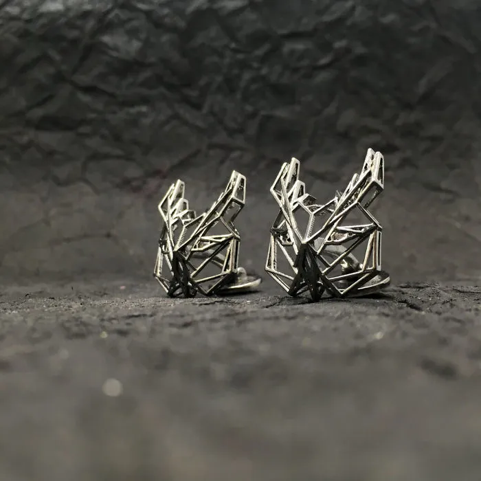Silver Owl Cufflinks