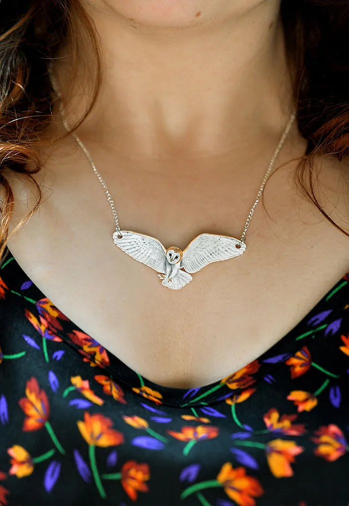 Flying Owl Necklace