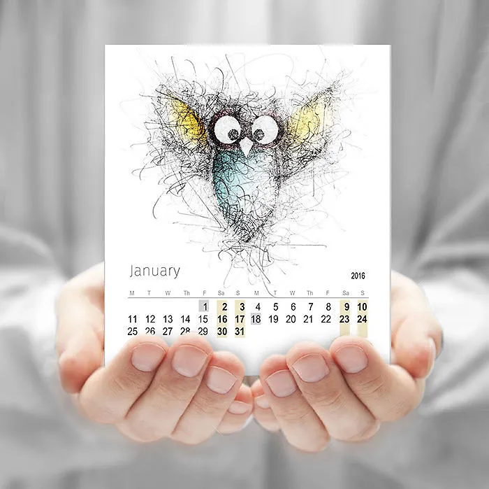 Owl Calendar