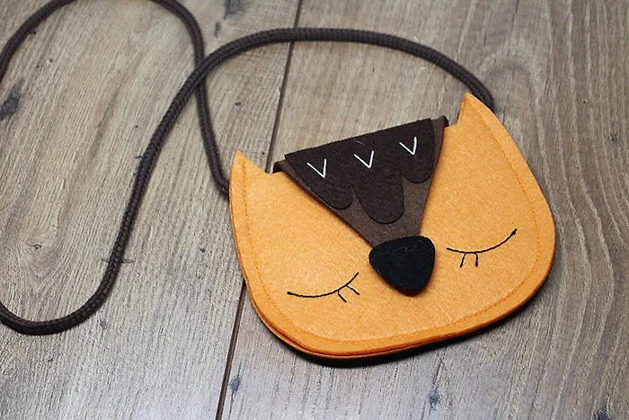 Felt Owl Toddler Purse