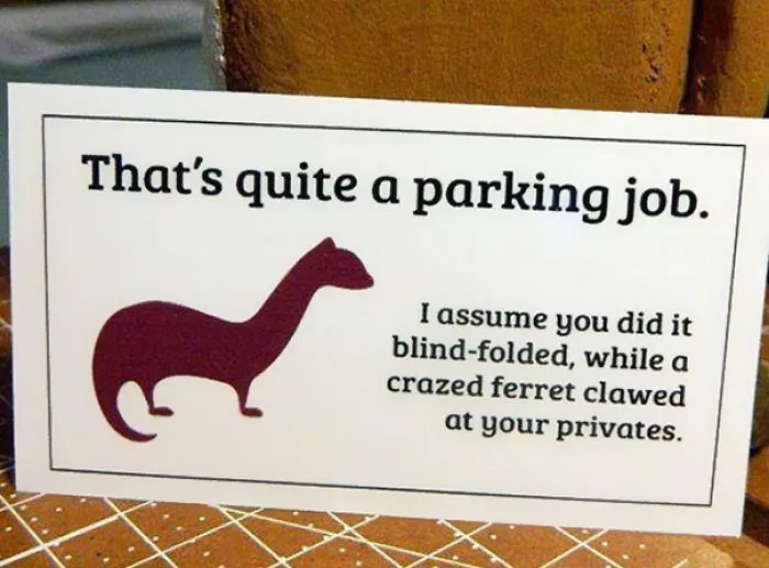 37 Of The Best Notes Left For Asshole Drivers Who Don't Know How To Park